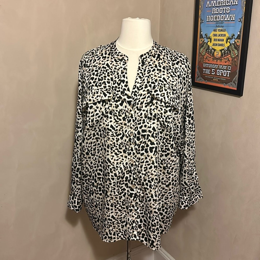 Animal Print Blouse